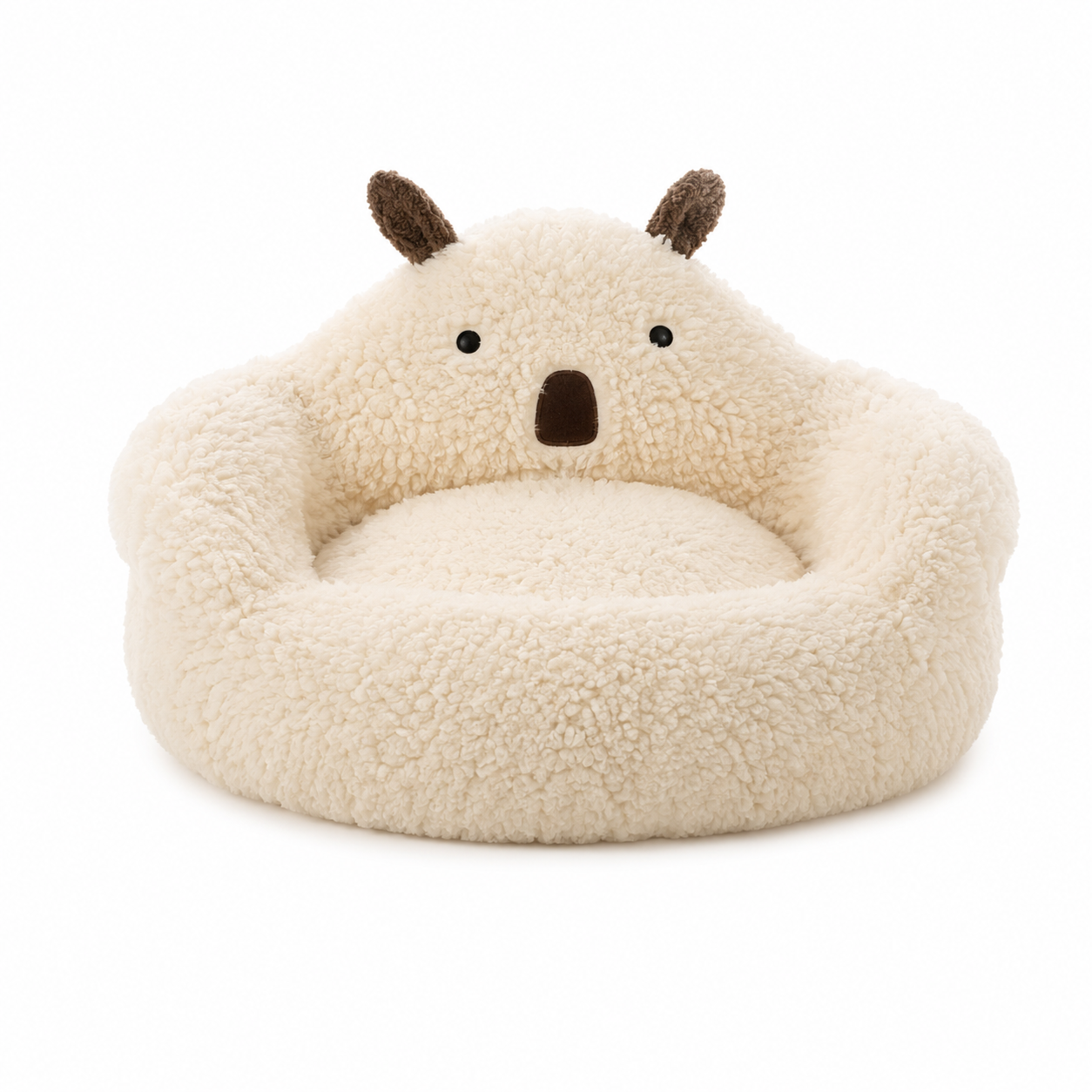 PawPals Alpaca Warp Pet Bed